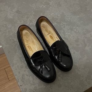 Reddish Black Loafers with Tassels